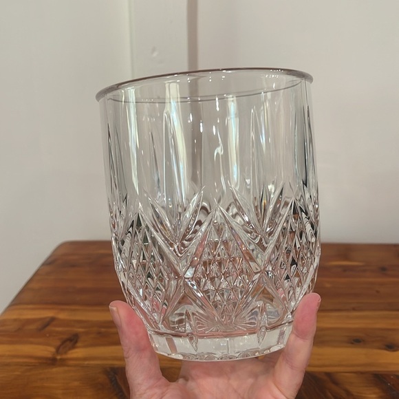 NWT Celebrations by Mikasa Crystal Savanna 9.75" Biscuit Barrel Jar - Picture 5 of 8